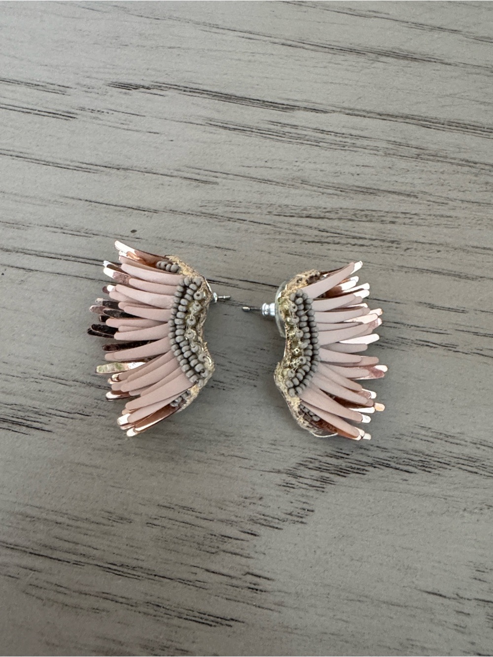 Mignonne Gavigan Pink and Rose Gold Earrings